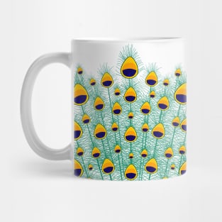 PEACOCK Feathers Mug